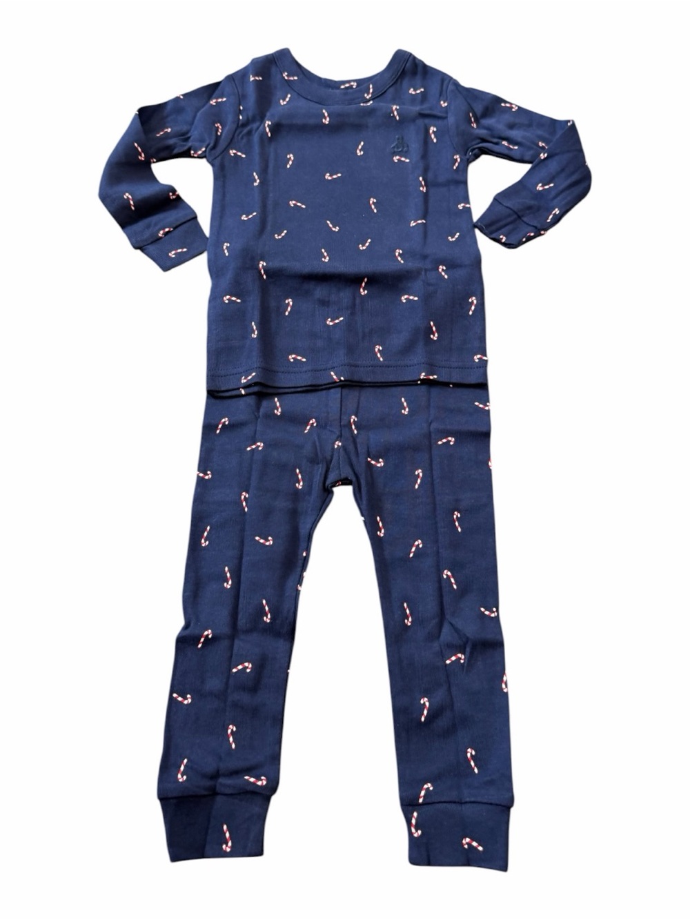 Baby Gap Organic Cotton Candy Cane Holiday PJ Set Christmas NEW